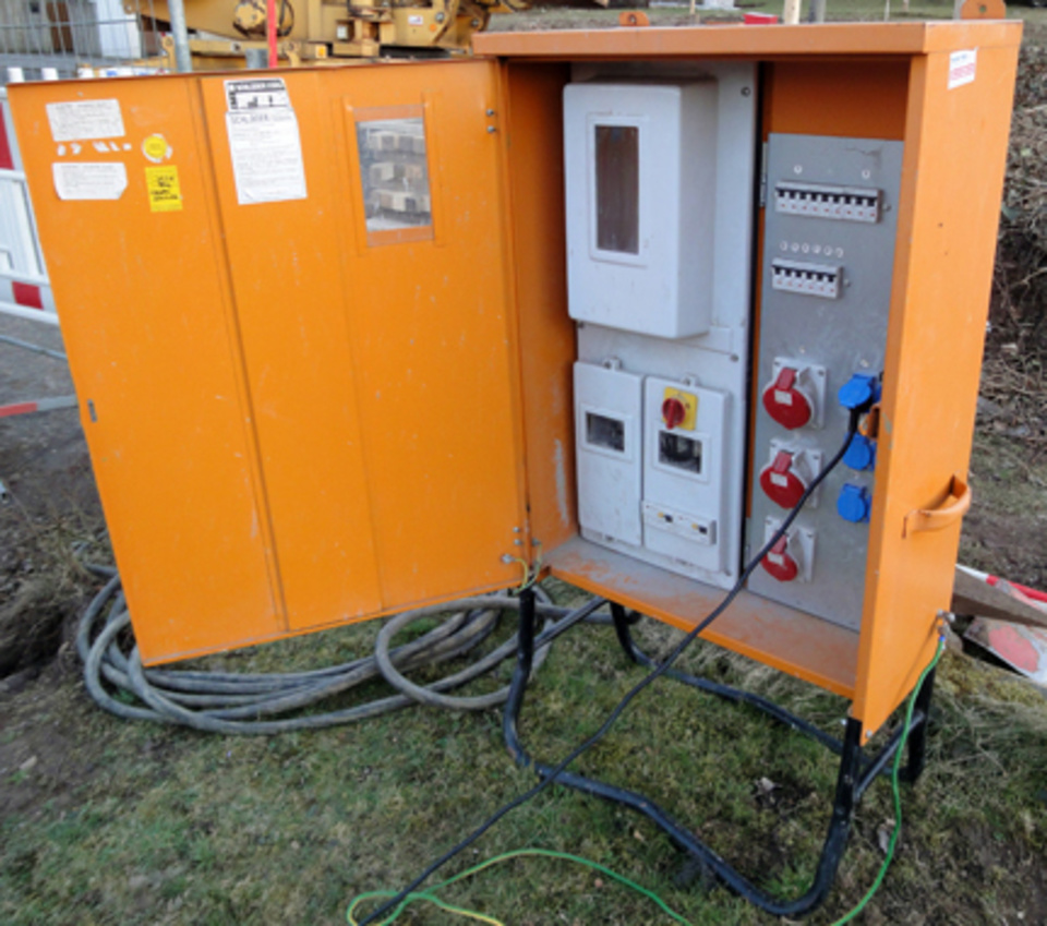 Baustromkasten bei Elektro Spahr GmbH in Treuchtlingen